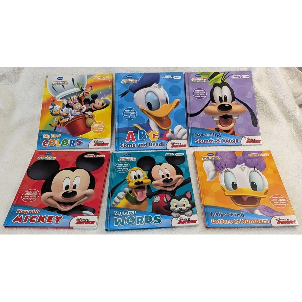 Mickey Mouse Club House My First Smart Pad Set Of 6, BOOKS ONLY